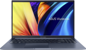Ноутбук Asus VivoBook X1502ZA-BQ2345 Core i7 12700H 16Gb SSD512Gb Intel Iris Xe graphics 15.6" IPS FHD (1920x1080) noOS blue WiFi BT Cam (90NB0VX1-M03780) от магазина РЭССИ