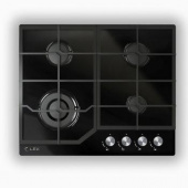 Газовая варочная поверхность Lex GVG 640-1 BL черный от магазина РЭССИ