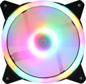 Вентилятор для корпуса GMNG GG-CF120FRGB2-PWMBK RGB 120х120x25 черный 4-pin 28дБ Ret от магазина РЭССИ