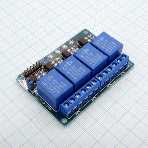 C03-Модуль реле 4 канальный