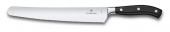 Нож кухонный Victorinox Grand Maitre (7.7433.26G) кованый универсальный для хлеба лезв.260мм серрейт. заточка черный от магазина РЭССИ