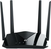 Роутер беспроводной Netis NX10 AX1500 10/100/1000BASE-TX черный от магазина РЭССИ