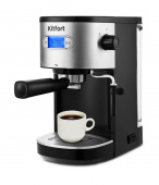Кофеварка рожковая Kitfort КТ-740 1450Вт черный от магазина РЭССИ