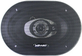 Колонки автомобильные Swat SP-B69 280Вт 89дБ 4Ом 15x23см (6x9дюйм) (ком.:2кол.) коаксиальные трехполосные от магазина РЭССИ