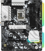 Материнская плата Asrock B660 STEEL LEGEND Soc-1700 Intel B660 4xDDR4 ATX AC`97 8ch(7.1) 2.5Gg RAID+HDMI+DP от магазина РЭССИ