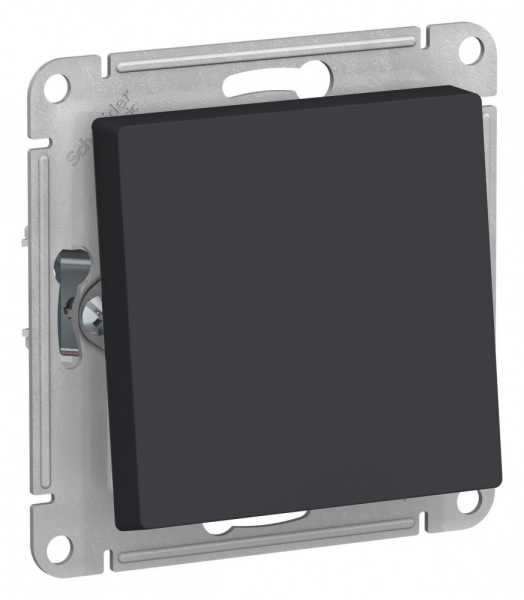 ATLASDESIGN AQUA 1-клавишный ПЕРЕКЛЮЧАТЕЛЬ IP44, сх.6, 10АХ, механизм, КАРБОН от магазина РЭССИ