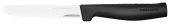 Нож кухонный Fiskars Hard Edge (1054947) стальной для томатов лезв.114мм серрейт. заточка черный от магазина РЭССИ