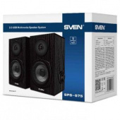Колонки Sven SPS-575 2.0 черный 6Вт от магазина РЭССИ
