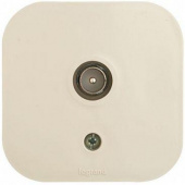 Розетка телев. Legrand Quteo 782245 откр. слоновая кость от магазина РЭССИ