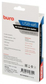 Разветвитель USB 2.0 Buro BU-HUB4-0.3-U2.0-Splitter 4порт. черный от магазина РЭССИ