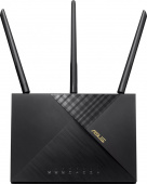 Роутер беспроводной Asus 4G-AX56 AX1800 10/100/1000BASE-TX/4G cat.6 черный от магазина РЭССИ
