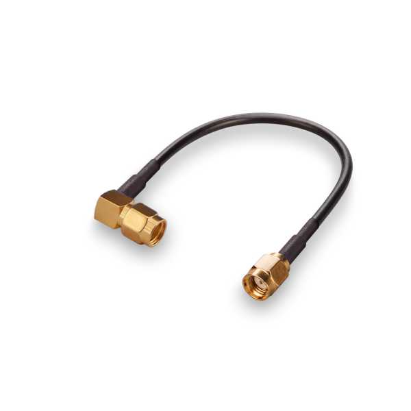 Пигтейл RP-SMA(male) - RP-SMA(male) прямой/угловой, длина 300 мм от магазина РЭССИ