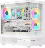 Корпус Formula Crystal Z8 FLOE белый без БП ATX 3x120mm 5x140mm 1xUSB2.0 1xUSB3.0 1xUSB3.1 audio bott PSU от магазина РЭССИ