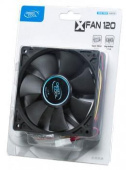 Вентилятор Deepcool XFAN 120 120x120mm черный 3-pin 4-pin (Molex)24dB 180gr Ret (DP-FDC-XF120) от магазина РЭССИ