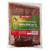 Дверная антимоскитная сетка с магнитным замком REXANT 210x100 см коричневая 71-0220 от магазина РЭССИ