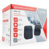 Акустич. система 2.0 Gembird SPK-100 черный 6 Вт регулятор громкости USB-питание от магазина РЭССИ