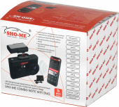 Видеорегистратор с радар-детектором Sho-Me Combo Note WiFi DUO GPS ГЛОНАСС черный от магазина РЭССИ
