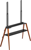 Подставка для телевизора Cactus CS-ST3647BKWN черный/орех 49"-75" макс.40кг напольный от магазина РЭССИ