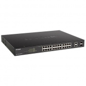 Коммутатор D-Link DGS-1100-26MPPV2/A3A 24G 2SFP 24PoE 90W управляемый от магазина РЭССИ