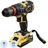 Аккумуляторная дрель-шуруповерт Hanskonner HCD1865BLC от магазина РЭССИ