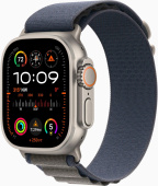 Смарт-часы Apple Watch Ultra 2 A2986 49мм OLED корп.титан Alpine loop рем.синий разм.брасл.:145-190мм (MREP3LL/A) от магазина РЭССИ