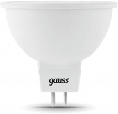 Лампа светодиодная Gauss Black 5Вт цок.:GU5.3 рефлектор 12B 4100K св.свеч.бел.ней. MR16 (упак.:10шт) (201505205) от магазина РЭССИ