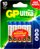 Батарея GP Ultra Plus Alkaline GP 24AUP-2CR10 AAA (10шт) блистер от магазина РЭССИ