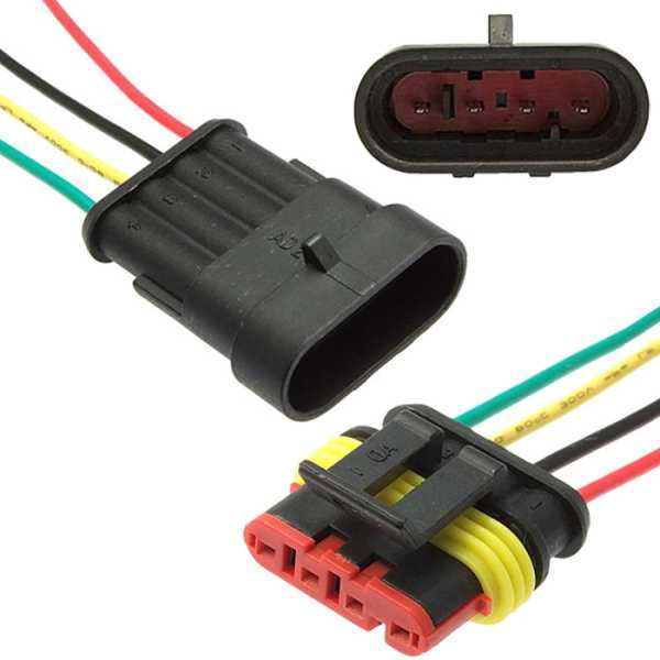 SuperSeal 1.5, 4PIN MF (18AWG 20cm) от магазина РЭССИ