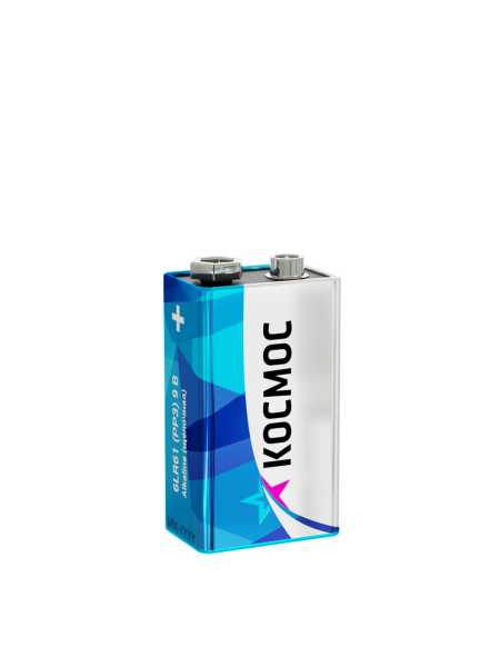 Батарейка алкалиновая 9V Крона 6LR61 шринка 1 шт от магазина РЭССИ