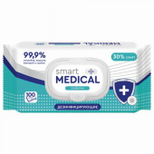 Дезинфицирующие салфетки Smart Medical №100 с пластиковым клапаном 72029 от магазина РЭССИ