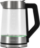 Чайник электрический Polaris PWK 1725CGLD 1.7л. 2200Вт серебристый матовый корпус: стекло/металл от магазина РЭССИ