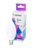 Лампа светодиодная КОСМОС LED6.5wCNE1465 6.5Вт E14 6500K BL1 от магазина РЭССИ