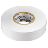Изолента ПВХ Navigator 19х20м бел. NIT-A19-20/WH 71109 от магазина РЭССИ