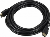 Кабель аудио-видео High Speed ver.1.4 HDMI (m)/HDMI (m) 5м. Позолоченные контакты черный от магазина РЭССИ