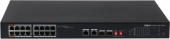 Коммутатор Dahua DH-PFS3218-16ET-135 16x100Mb 2G 2SFP 14PoE+ 135W неуправляемый от магазина РЭССИ
