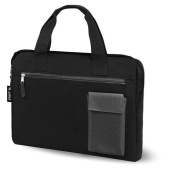 Сумка для документов Staff Delegate на молнии два кармана полиэстер черная/серая 30x34x2 см 272619 от магазина РЭССИ