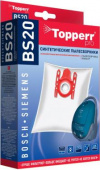 Пылесборники Topperr BS20 1401 сверхпрочные нетканые (4пылесбор.) (1фильт.) от магазина РЭССИ