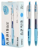 Гелевая ручка DELI синий линия 0.7 мм 1 шт EG09-BL от магазина РЭССИ