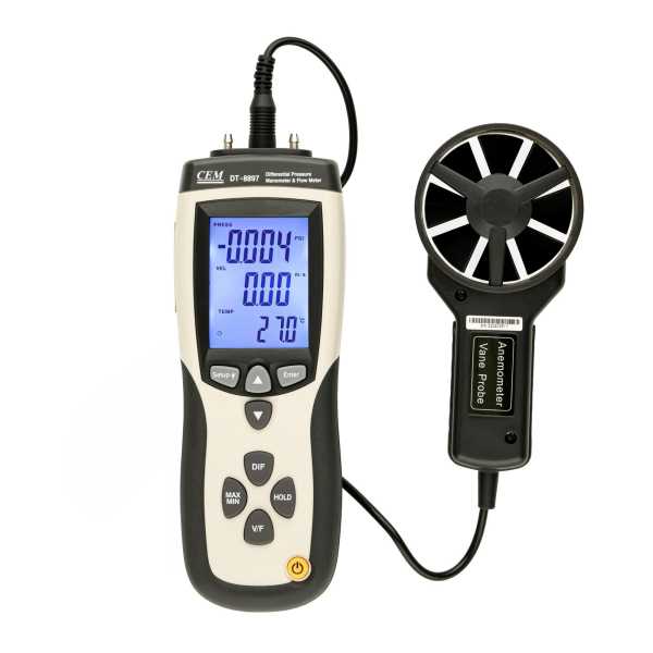 DT-8897 Анемометр - дифференциальный манометр от магазина РЭССИ