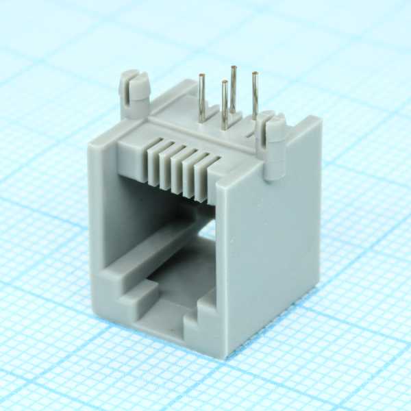 TJ6P4C розетка в плату 55-04 5521 6P от магазина РЭССИ