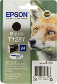 Картридж струйный Epson T1281 C13T12814012 черный (185стр.) (5.9мл) для Epson S22/SX125 от магазина РЭССИ
