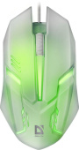 Мышь Defender Cyber MB-560L белый оптическая 1600dpi USB для ноутбука 2but (52561) от магазина РЭССИ