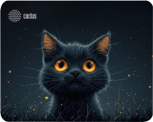Коврик для мыши Cactus Black Cat 250x200x3мм (CS-MP-D09S) от магазина РЭССИ