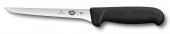 Нож кухонный Victorinox Fibrox (5.6403.15) стальной обвалочный для мяса лезв.150мм прямая заточка черный от магазина РЭССИ