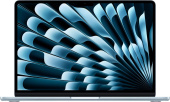 Ноутбук Apple MacBook Air A3240 M4 10 core 16Gb SSD256Gb/8 core GPU 13.6" Liquid Retina (2560x1664) macOS lt.blue WiFi BT Cam (MC6T4HN/A) от магазина РЭССИ