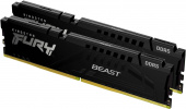 Память DDR5 2x32Gb 4800MHz Kingston KF548C38BBK2-64 Fury Beast RTL PC5-38400 CL38 DIMM 288-pin 1.1В kit dual rank с радиатором Ret от магазина РЭССИ