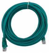 Патч-корд Buro UTP 4 пары cat5E CCA molded 5м зеленый RJ-45 (m)-RJ-45 (m) от магазина РЭССИ