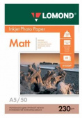 Фотобумага Lomond 0102069 A5/230г/м2/50л./белый матовое для струйной печати от магазина РЭССИ