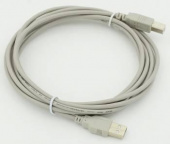 Кабель USB A(m) USB B(m) 3м серый от магазина РЭССИ