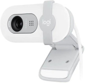 Камера Web Logitech HD Webcam Brio 100 Full белый 2Mpix (1920x1080) USB Type-C с микрофоном (960-001618) от магазина РЭССИ